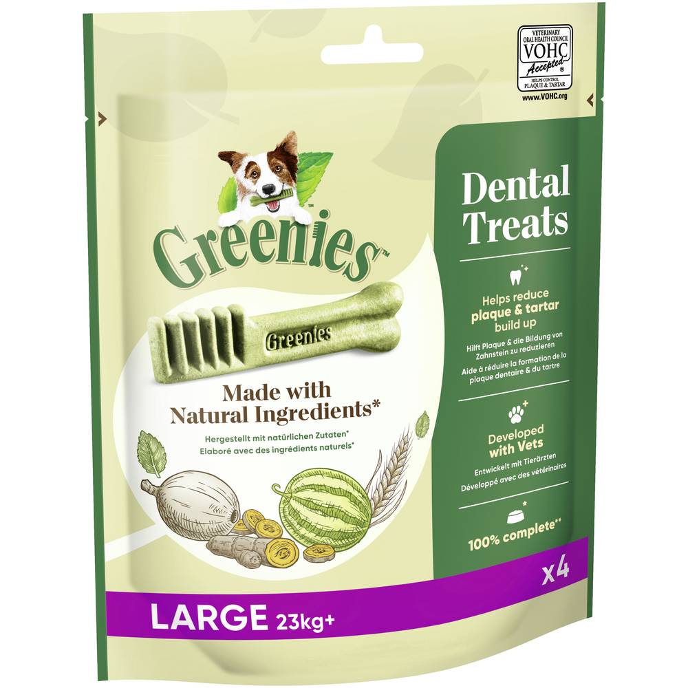 Greenies Zahnpflege-Kausnacks für Hunde 85 g / 170 g / 340 g - 170 g (Large) von Greenies