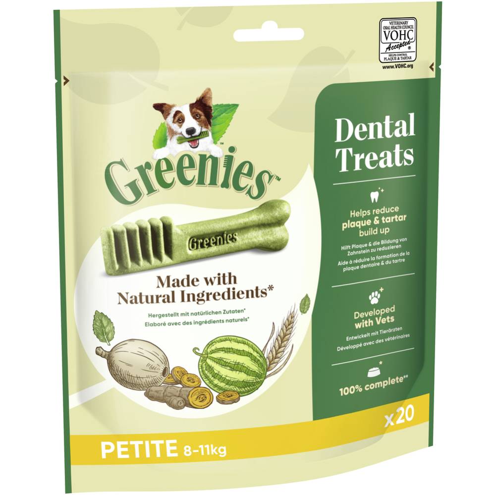 Greenies Zahnpflege-Kausnacks für Hunde 85 g / 170 g / 340 g - 340 g (Petite) von Greenies