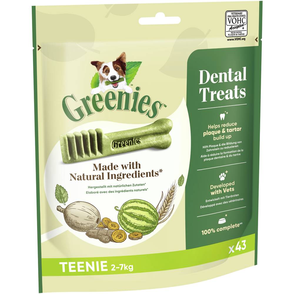 Greenies Zahnpflege-Kausnacks für Hunde 85 g / 170 g / 340 g - 340 g (Teenie) von Greenies