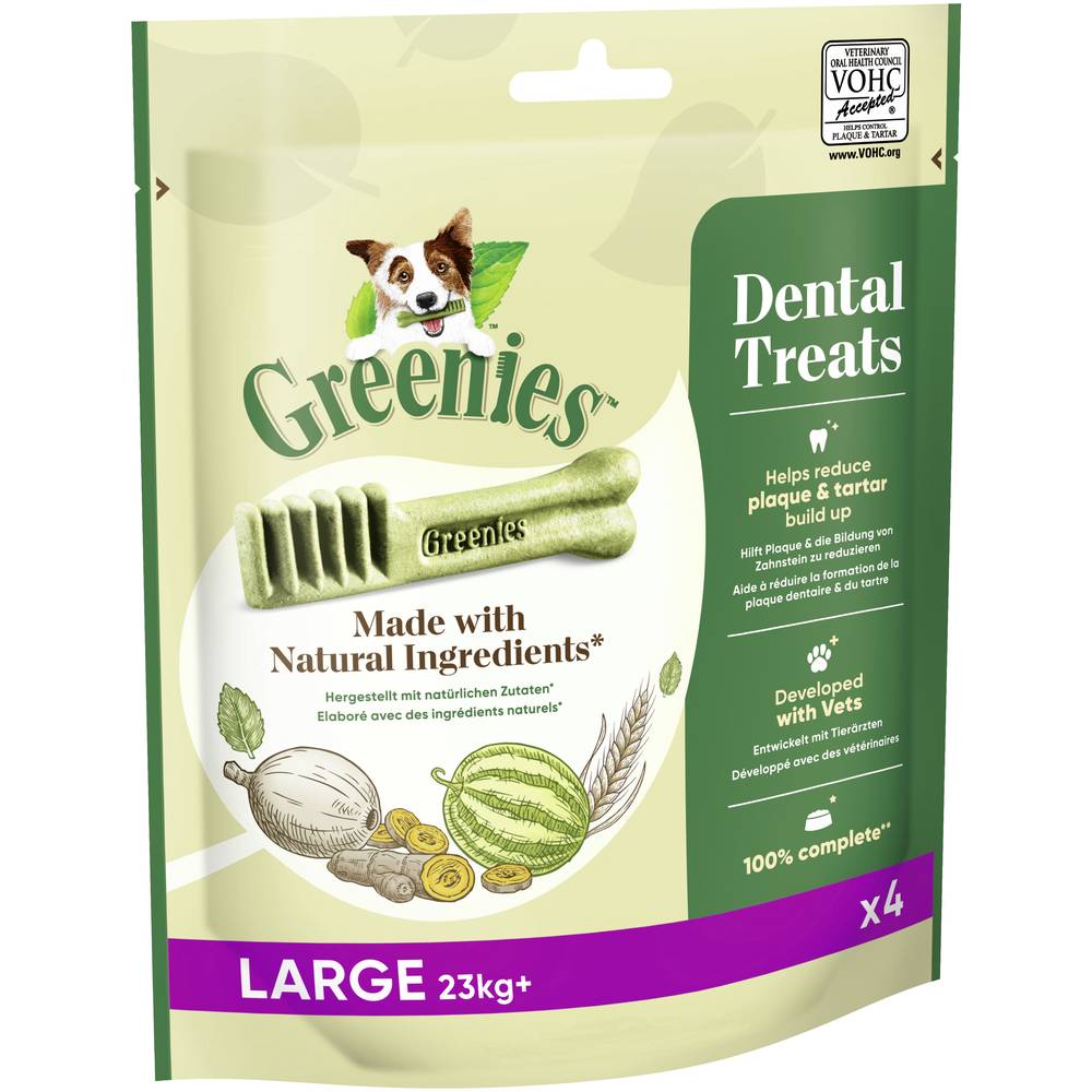 Sparpaket Greenies Zahnpflege-Kausnacks für Hunde 3 x 85 g / 170 g / 340 g - Large (3 x 170 g) von Greenies