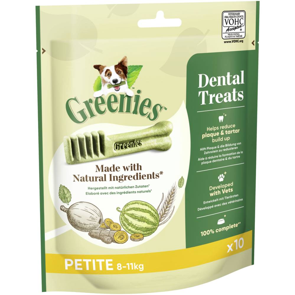 Sparpaket Greenies Zahnpflege-Kausnacks für Hunde 3 x 85 g / 170 g / 340 g - Petite (3 x 170 g) von Greenies