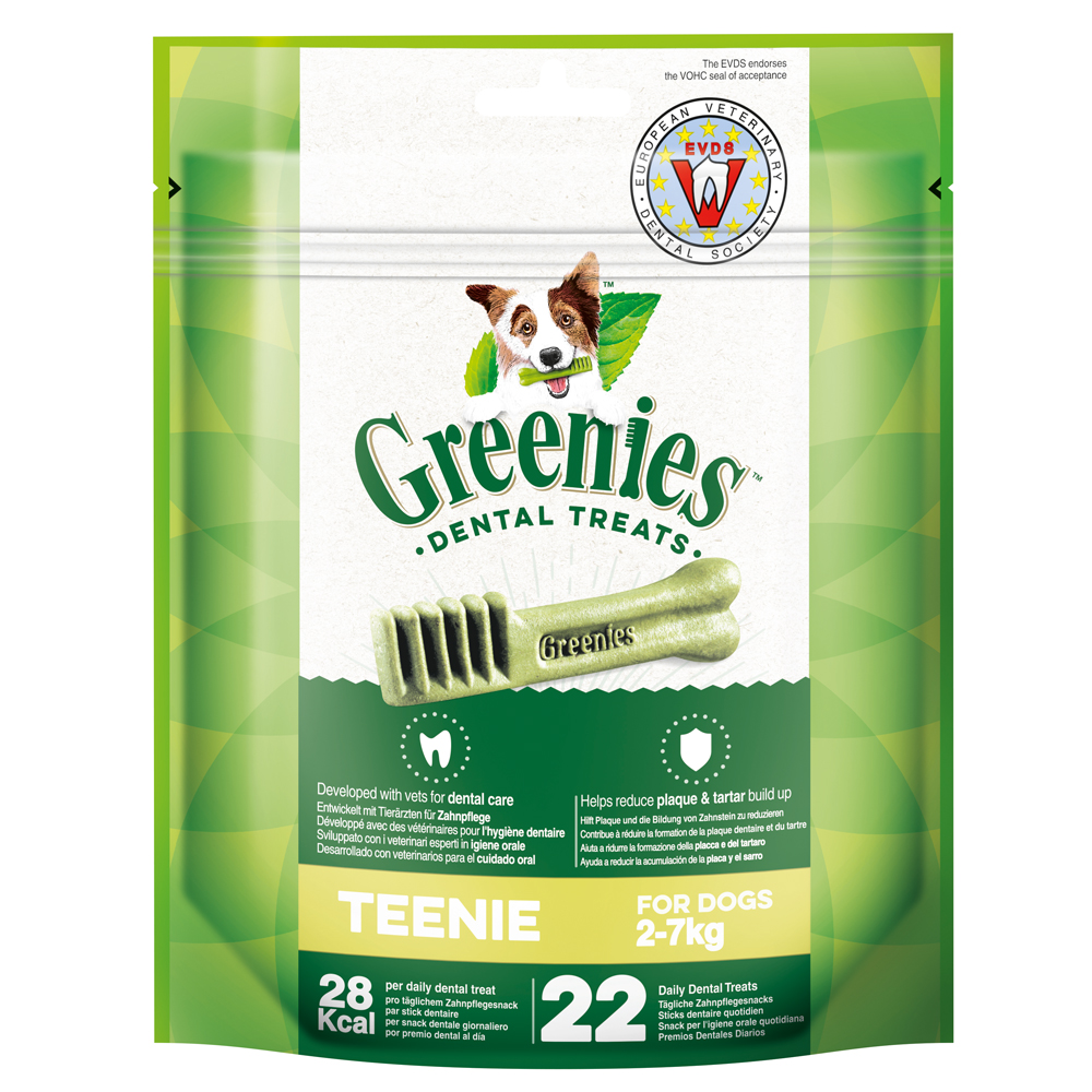 Sparpaket Greenies Zahnpflege-Kausnacks für Hunde 3 x 85 g / 170 g / 340 g - Teenie (3 x 170 g ) von Greenies