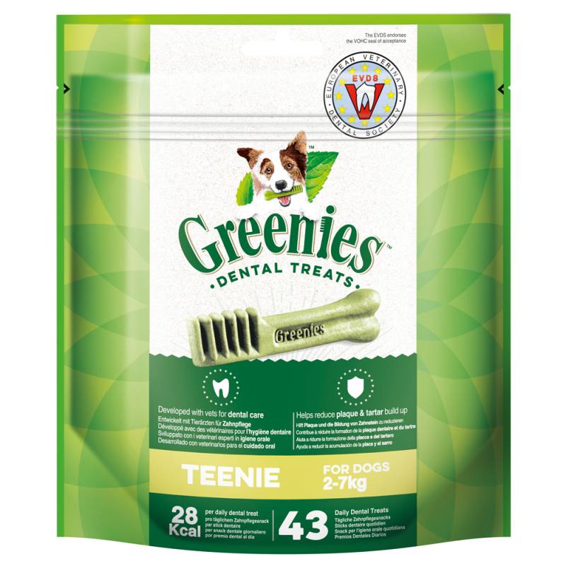 Sparpaket Greenies Zahnpflege-Kausnacks für Hunde 3 x 85 g / 170 g / 340 g - Teenie (3 x 340 g) von Greenies