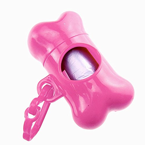 Greenlans Kotbeutelspender, in Knochenform, für Haustiere und Hunde, mit Clip von Greenlans