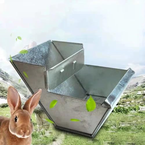 Kaninchenstall Futtertrog Tränke Futternapf Ausrüstung Werkzeug für die Landwirtschaft Tiere von Greenlans