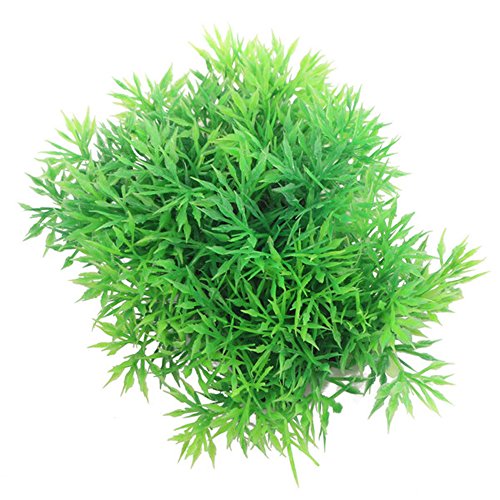 Künstliche grüne Graspflanze für Aquarien, Kunststoff, Dekoration von Greenlans