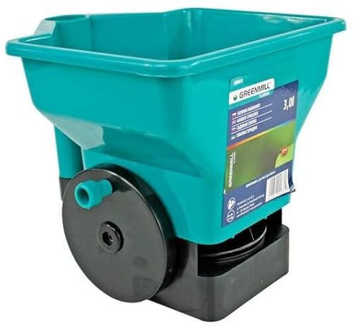 Greenmill Handstreuer Universalstreuer Düngerstreuer Saat-Streuer Rasensamen Salz 3,5L GR0033 Greenmill Handstreuer Universalstreuer Düngerstreuer Saat-Streuer Rasensamen Salz 3,5L GR0033 von Greenmill