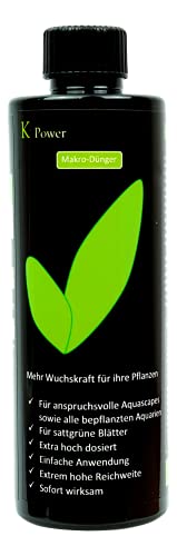 Greenscaping® K Power Dünger - hochkonzentrierter Kaliumdünger für Aquarien und Aquascapes (250 ml) von Greenscaping