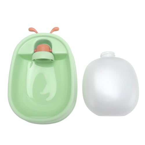 Faltbare Hundwasserflasche, Tragbarer Katzenwasserspender mit Feeder, Innovative Reisewasserflasche für Outdoor -Abenteuer, Leckere Hundwasserflasche (-2110250006411) von Greensen