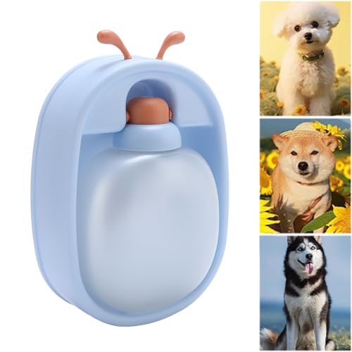 Faltbare Hundwasserflasche, Tragbarer Katzenwasserspender mit Feeder, Innovative Reisewasserflasche für Outdoor -Abenteuer, Leckere Hundwasserflasche (-2110250006412) von Greensen