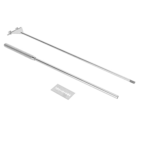 Greensen Aquarium Schaber, Fischtank Reiniger Glas Schaber mit Abnehmbarer Verlängerbarer Metallstange und Rutschfestem Griff für Kleine Große Aquarien Greensen Aquarium Schaber, Fischtank Reiniger Glas Schaber mit Abnehmbarer Verlängerbarer Metallstange und Rutschfestem Griff für Kleine Große Aquarien von Greensen