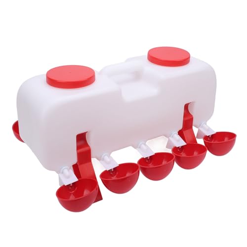 Greensen Automatische Hühnertränke, 20L Große Kapazität Wassertränke Hühner, Geflügeltränke Set DIY Hühnerwasserspende für Ente, Gans, Huhn von Greensen