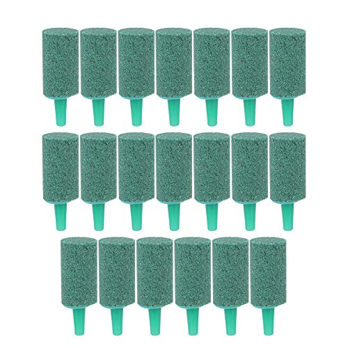 Greensen Bubble Stone, 20 Stück Grüner Sandstein Zylinder Belüftungsstein Sauerstoff Bubble Stone für Aquarium Fischbecken mit Guter Luftverteilung Stabil Langlebig Filterung Greensen Bubble Stone, 20 Stück Grüner Sandstein Zylinder Belüftungsstein Sauerstoff Bubble Stone für Aquarium Fischbecken mit Guter Luftverteilung Stabil Langlebig Filterung von Greensen