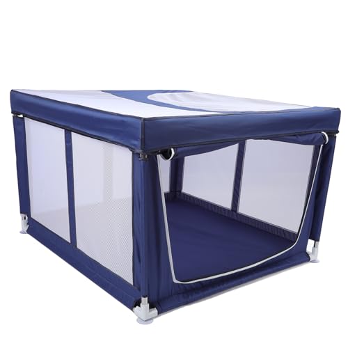 Greensen Eingeschlossener Katzenauslauf, Haustier-Spielzelt mit Abnehmbarem Dach 600D Oxford-Gewebe Indoor-Outdoor Hundebox Käfig für Kleintiere Stabile Stahlrohre 360-Grad-Mesh-Design Greensen Eingeschlossener Katzenauslauf, Haustier-Spielzelt mit Abnehmbarem Dach 600D Oxford-Gewebe Indoor-Outdoor Hundebox Käfig für Kleintiere Stabile Stahlrohre 360-Grad-Mesh-Design von Greensen