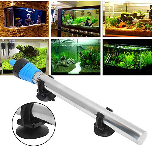Greensen Fischheizstab Edelstahlheizung mit Saugnapfbecher für Aquarium -Präzisionstemperaturregelung für Böden (EU -Stecker 220 V 100W) von Greensen