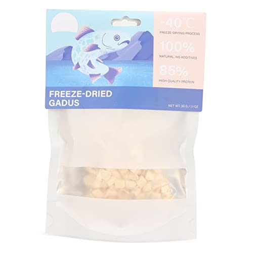 Greensen Gefriergetrockneter Kabeljau-Granulat, Gefriergetrocknete Kabeljau-Snacks Kabeljau-Würfel Hochprotein, Fettarm, Hypoallergen für Katzen, Hunde, Haustiere mit Ungesättigten Greensen Gefriergetrockneter Kabeljau-Granulat, Gefriergetrocknete Kabeljau-Snacks Kabeljau-Würfel Hochprotein, Fettarm, Hypoallergen für Katzen, Hunde, Haustiere mit Ungesättigten von Greensen