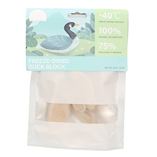 Greensen Gefriergetrocknetes Entenstück, Gefriergetrocknete Entenleckerlis für Hunde & Katzen Hochproteiniges, Hypoallergenes Fleischsnack ohne Zusätzliche Hormone Greensen Gefriergetrocknetes Entenstück, Gefriergetrocknete Entenleckerlis für Hunde & Katzen Hochproteiniges, Hypoallergenes Fleischsnack ohne Zusätzliche Hormone von Greensen