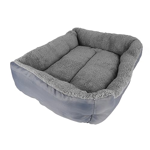Greensen Katzenkissenbett, Plüschiges Beruhigendes Haustiernest Medium PP Baumwolle Gefüllt Weiche Hautfreundliche wasserdichte Grau mit Bequemer Unterstützung für Kleine Bis Mittlere Greensen Katzenkissenbett, Plüschiges Beruhigendes Haustiernest Medium PP Baumwolle Gefüllt Weiche Hautfreundliche wasserdichte Grau mit Bequemer Unterstützung für Kleine Bis Mittlere von Greensen
