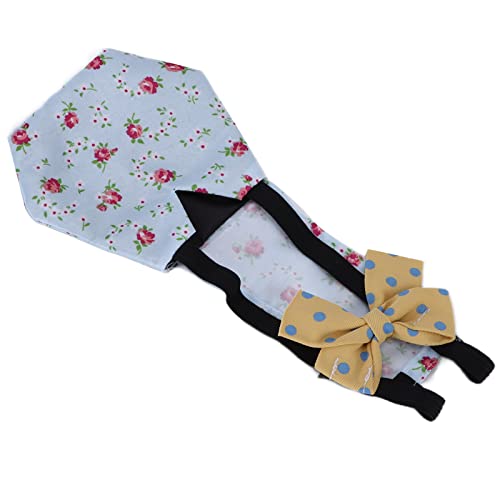 Greensen Schöne Hühnchenwindeln mit Geflügel mit Einer Fliege für Sauberes Innenraum, Polyester, für Haustiere, Enten, Enten (M Blue) von Greensen