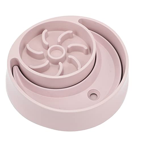 Hundeschalen und Gerichte Langsame Feeder Bowl 2 in 1 mit Getrenntem Design für Katzen und Hunde Zum Langsamen Essen Verhindern Ersticke und Fettleibigkeit (Hell-Pink) von Greensen