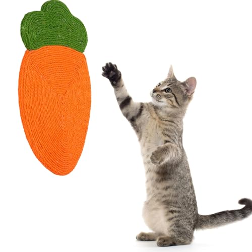 Jute -Katzenkratzern, Saugnapfkatze Kratzermatte mit Niedlicher Aussehen, Sparsamen Sie, Verleihen Sie Einen Hauch von Eleganz für den Innenbereich zu Hause mit Aktivitätsbereich von Greensen