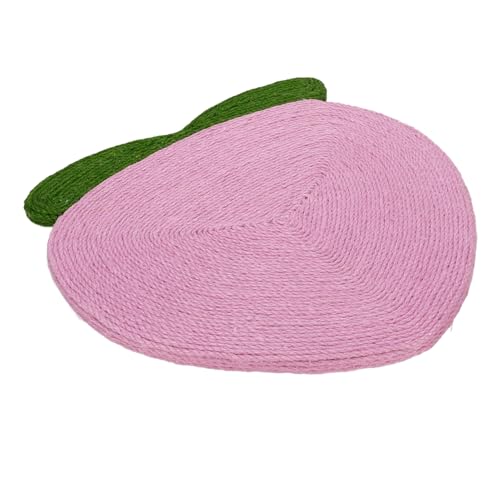 Katzenkratzermatte Resists und Tränen, Wand Montierte Sisalmöbel Beschützer für Kätzchen, Verspielte Pfirsichform Fördert das Verhalten des Gesundheitskratzens Katzenkratzermatte Resists und Tränen, Wand Montierte Sisalmöbel Beschützer für Kätzchen, Verspielte Pfirsichform Fördert das Verhalten des Gesundheitskratzens von Greensen