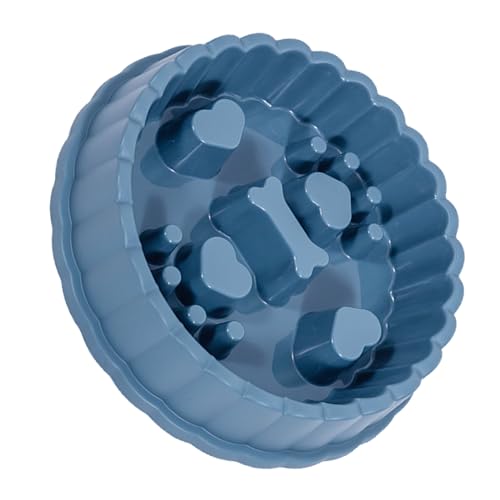 Langsame Feeder Bowl Haustiernahrung Schüssel Anti -Erstickungshundschalen mit Abnehmbarem Design für Mittelgroße Große Hunde aus PP -Material mit Lebensmittelqualität von Greensen