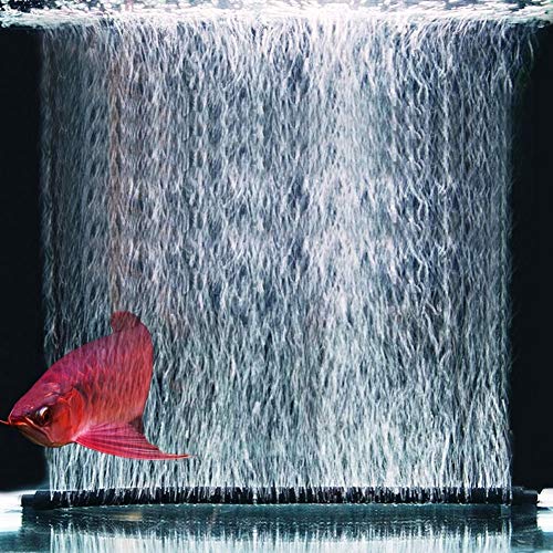 Sauerstoffdiffusorschlauch, Doppelendiger Kunststoff-Aquarium-Luftstein-Blasenstab, Aquarium-Landschaftsbelüftungsrohr, Verwendung mit Sauerstoffpumpe, Sauerstof (90 cm Doppelkopf) von Greensen