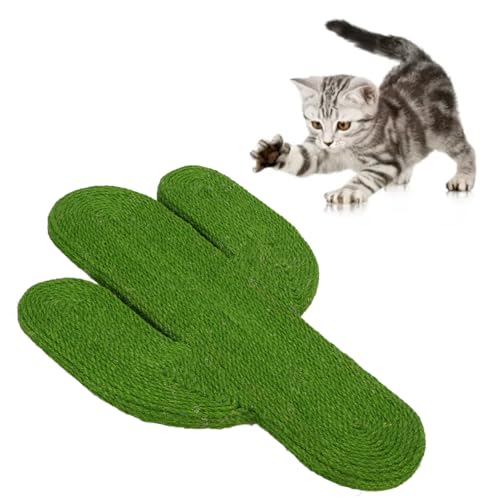 Wandmontierte Sisal -Katzenkratzern, Katzenkratzer mit Saugnapfbecher für Zuhause, Reduziert Langeweile mit Körperlicher Bewegung von Greensen
