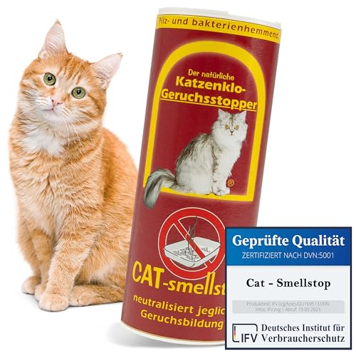 Cat - smellstop Geruchsneutralisierer für Katzenklo und Kleintierställe - Effektiver Schutz vor unangenehmen Gerüchen (6 Dosen) von Greenwood