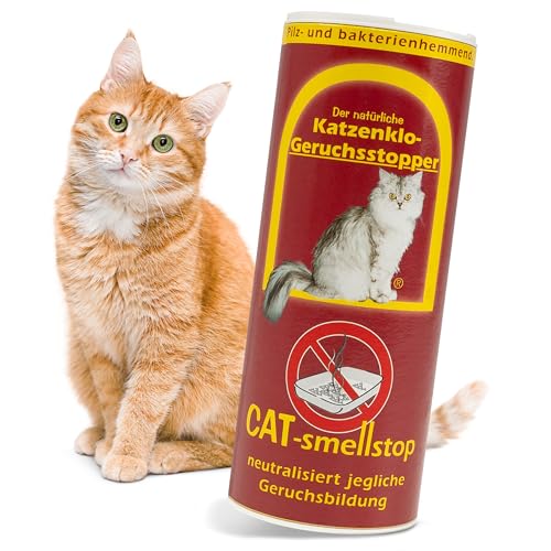 Cat - smellstop Geruchsneutralisierer für Katzenklo und Kleintierställe - Effektiver Schutz vor unangenehmen Gerüchen von Greenwood