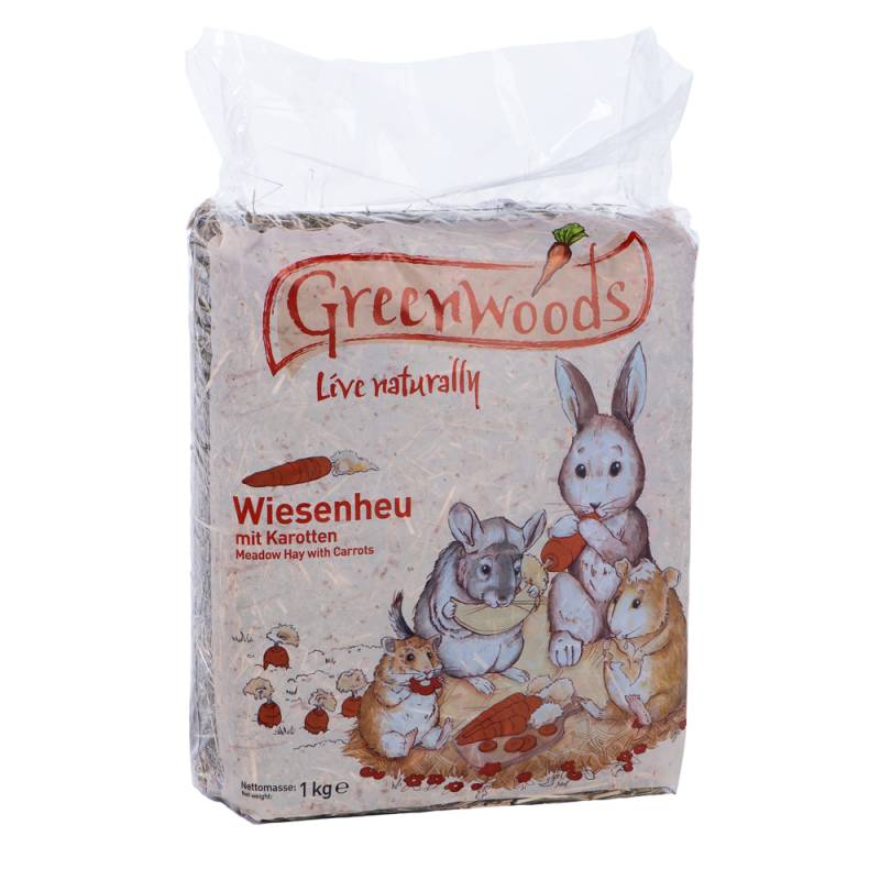Greenwoods Wiesenheu 1 kg - Karotte von Greenwoods Small Animals
