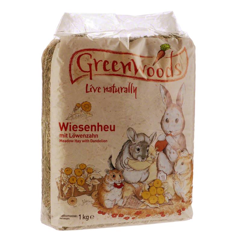 Greenwoods Wiesenheu 1 kg  Mixpack - 3 x 1kg von Greenwoods Small Animals