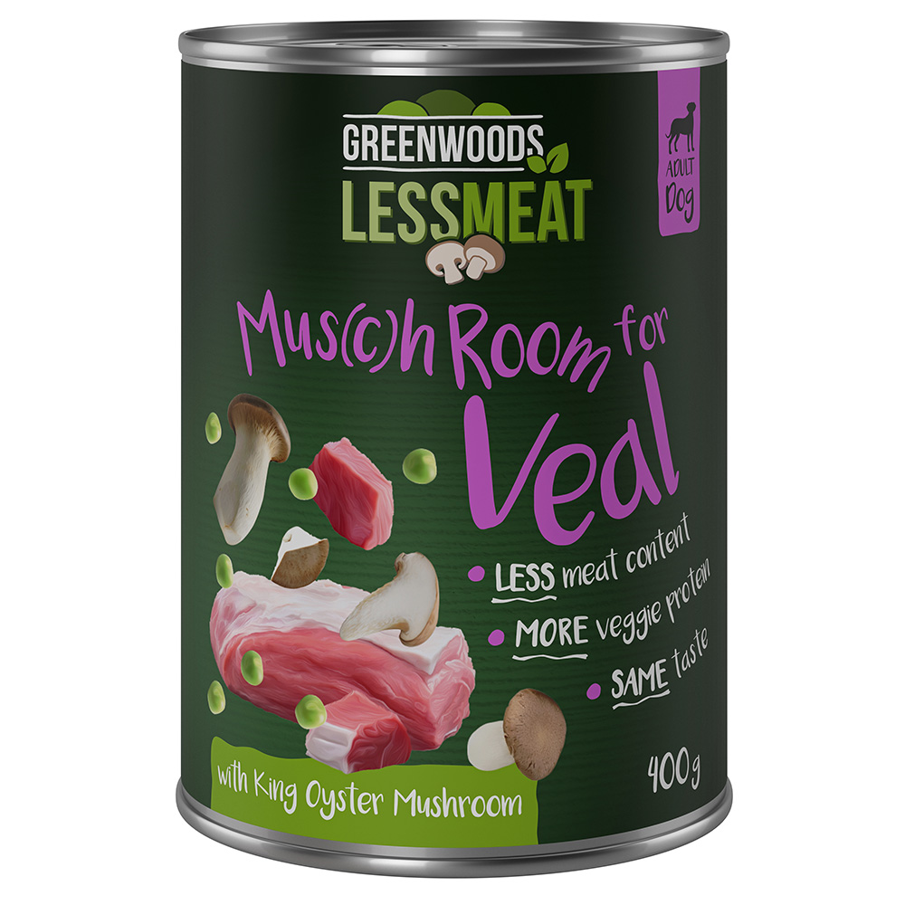 5+1 gratis! 6 x 400 g Greenwoods Less Meat mit Kräuterseitlingen - Kalb 5+1 gratis! 6 x 400 g Greenwoods Less Meat mit Kräuterseitlingen - Kalb von Greenwoods