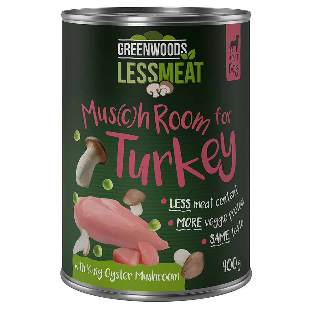 5+1 gratis! 6 x 400 g Greenwoods Less Meat mit Kräuterseitlingen - Pute 5+1 gratis! 6 x 400 g Greenwoods Less Meat mit Kräuterseitlingen - Pute von Greenwoods