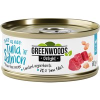 Greenwoods Delight Thunfischfilet mit Lachs - 6 x 70 g von Greenwoods