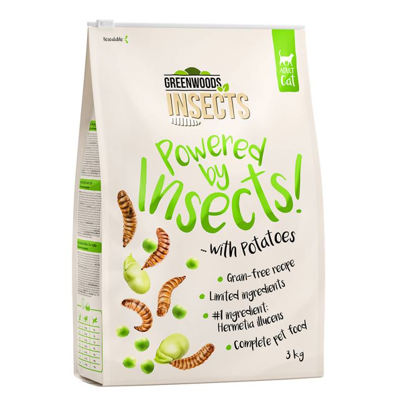 Greenwoods Insects Insekten mit Kartoffeln, Erbsen und Favabohnen 3 kg Greenwoods Insects Insekten mit Kartoffeln, Erbsen und Favabohnen 3 kg von Greenwoods