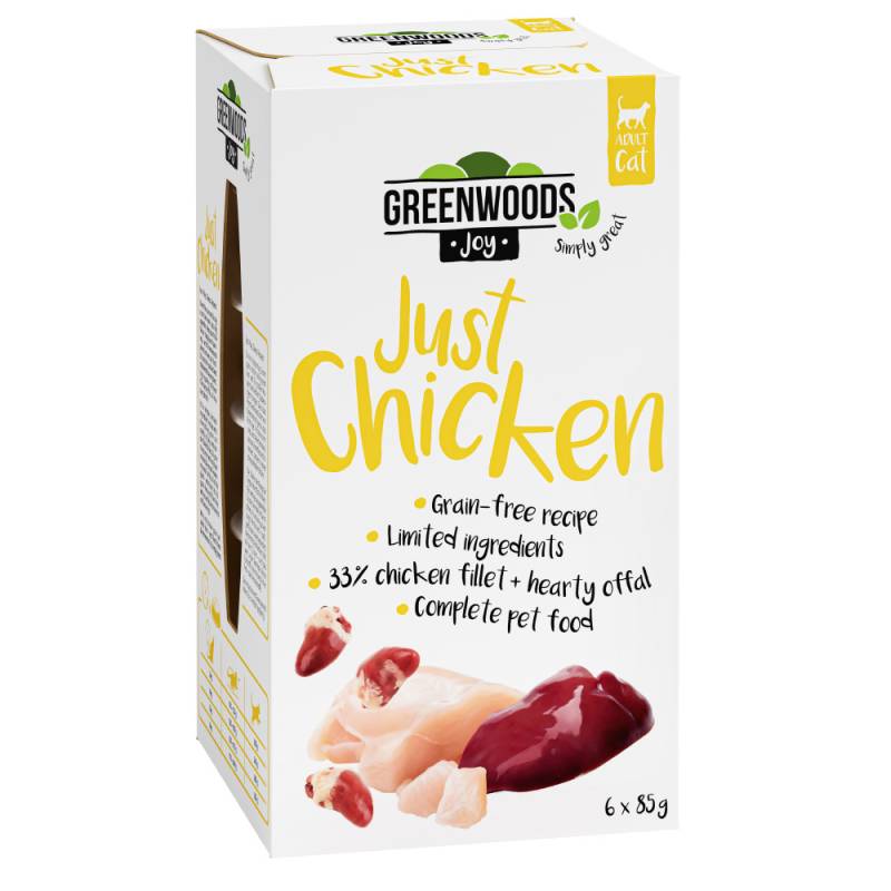 Greenwoods Joy Hühnerfilet - Sparpaket: 24 x 85 g von Greenwoods