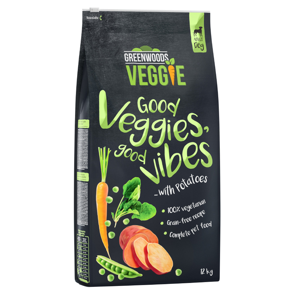 Greenwoods Veggie (Süß-)Kartoffeln mit Erbsen, Karotten und Spinat - Spapaket: 2 x 12 kg von Greenwoods