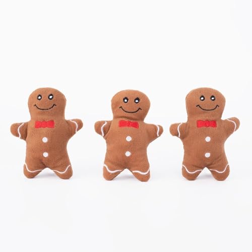 Grehge ZippyPaws Miniz Lebkuchenmännchen, 3 Stück von Grehge