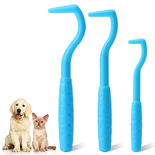 Greoer 3 Stück Zeckenentferner Werkzeuge für Hunde, schmerzlose Zeckenentfernung Werkzeug, Multifunktionales Zeckenentferner Kit für Hund Katzen Kaninchen, Ideale Zeckenhaken für Tiergeschäft, Heimgebrauch, Blau Greoer 3 Stück Zeckenentferner Werkzeuge für Hunde, schmerzlose Zeckenentfernung Werkzeug, Multifunktionales Zeckenentferner Kit für Hund Katzen Kaninchen, Ideale Zeckenhaken für Tiergeschäft, Heimgebrauch, Blau von Greoer