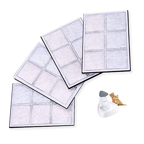 Grneric Ersatzfilter für Trinkbrunnen für Katzen und Hunde, Ersatzfilter für Grneric Trinkbrunnen, 4-Stück Grneric Ersatzfilter für Trinkbrunnen für Katzen und Hunde, Ersatzfilter für Grneric Trinkbrunnen, 4-Stück von Grneric