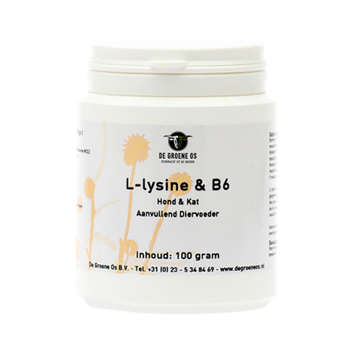 Groene Os L-Lysine B6 - Hund/Katze - 100 g von Groene Os