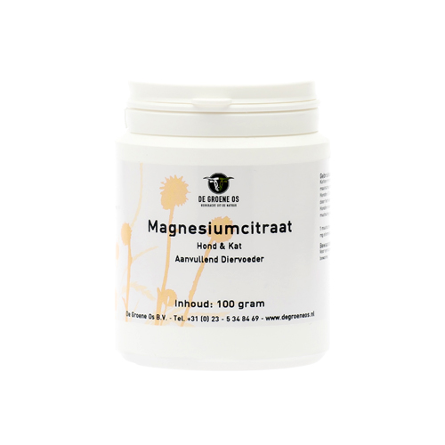 Groene Os Magnesiumcitraat (Magnesiumcitrat) - Hund/Katze - 100 g von Groene Os