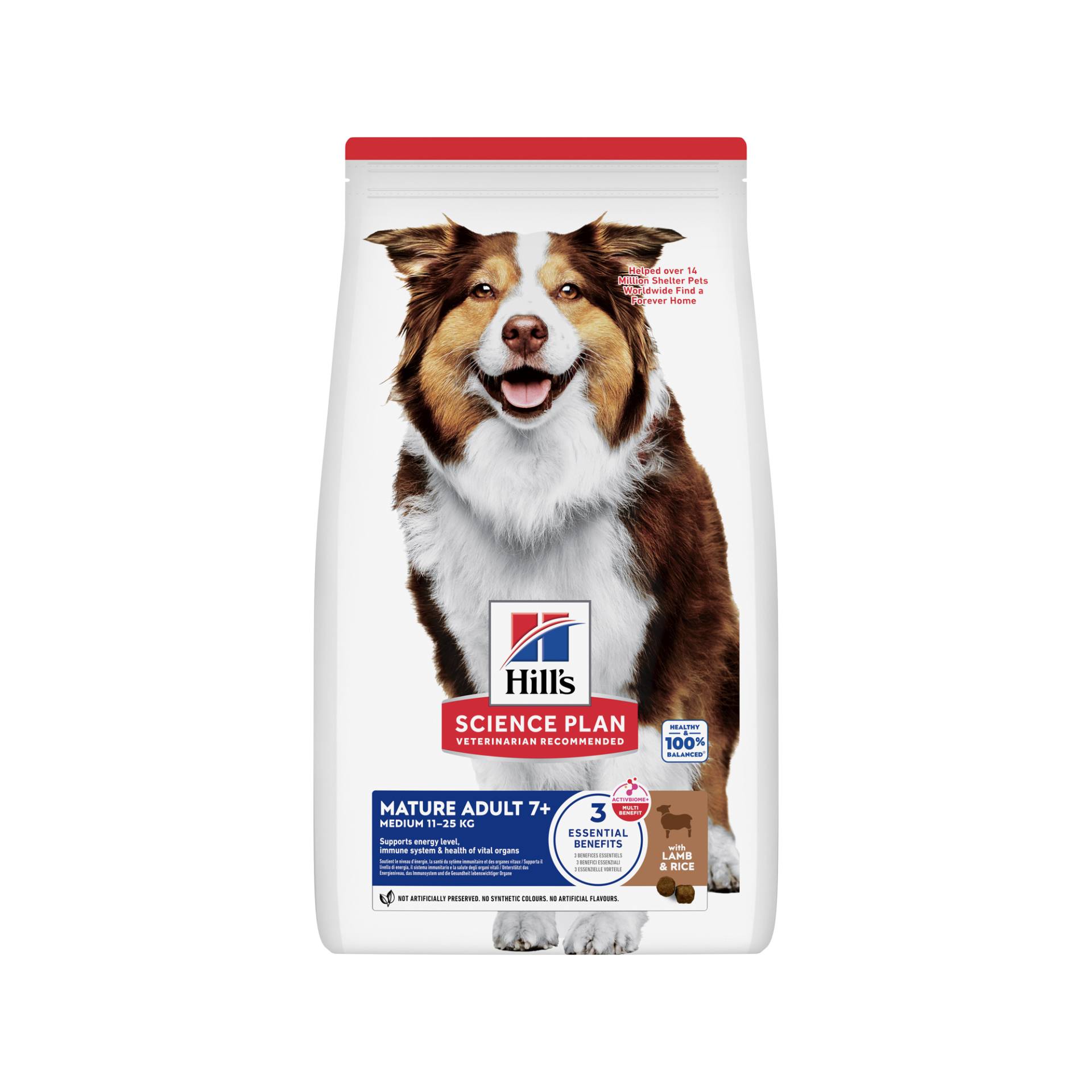 Hill's Science Plan - Medium - Mature Adult 7+ - Lamm & Reis - 6 kg von Groene Os