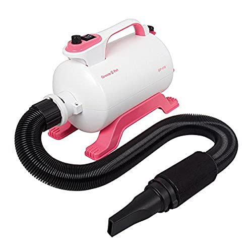 Groom Pet Motor-Blaster, Rosa/Weiß von Groom Pet