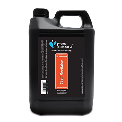 GROOM PROFESSIONAL Coat Revitalise Conditioner - Pflegespülung für Hunde - Revitalisierender Conditioner für Hunde - Verleiht dem Hundefell Glanz - Perfekt für Trockenes & Stumpfes Fell, 4 Liter von GROOM PROFESSIONAL