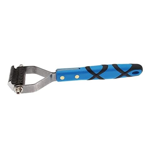 GROOM PROFESSIONAL Striegel für Hunde - Entfilzungsbürste für Hunde - Hundebürste Unterwolle für Entfilzung und Entwirrung - Haarentfernung - Geeignet für Cerschiedene Fellarten, Mittel 12 Zahnung von GROOM PROFESSIONAL