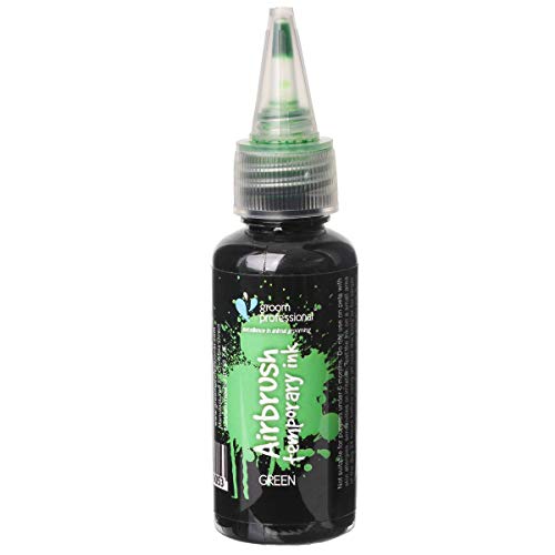 GROOM PROFESSIONAL Creative Airbrush Temporäre Tinte, 30 ml, Grün von GROOM PROFESSIONAL