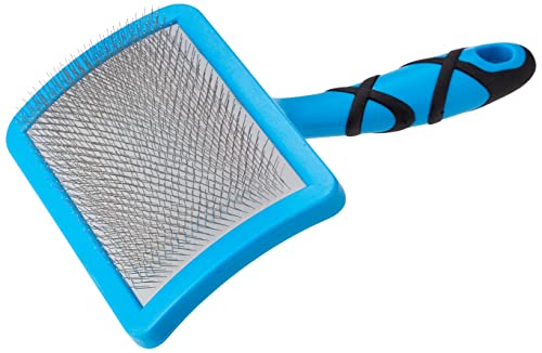 Groom Professional Curved Soft Slicker Pet Grooming Brush, Excellence in Animal Grooming, Soft Graded Slicker Brush, Perfect for Everyday Grooming and Soft Coats, Large von GROOM PROFESSIONAL